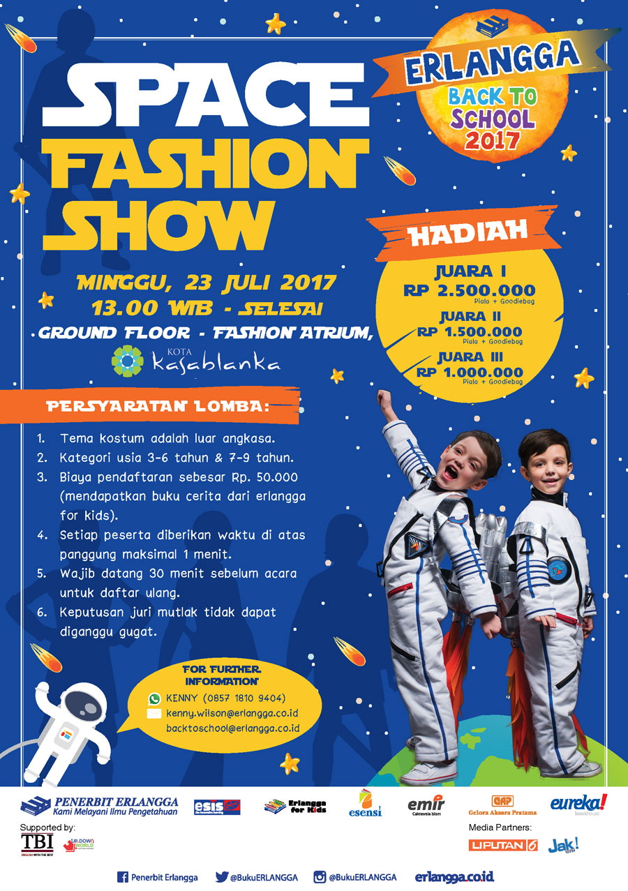 kids fashion show flyer